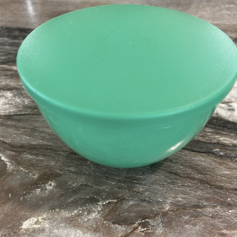 Tupperware Hanging Little Dippers Oval Container 4626A-5 Vintage Green BxPP